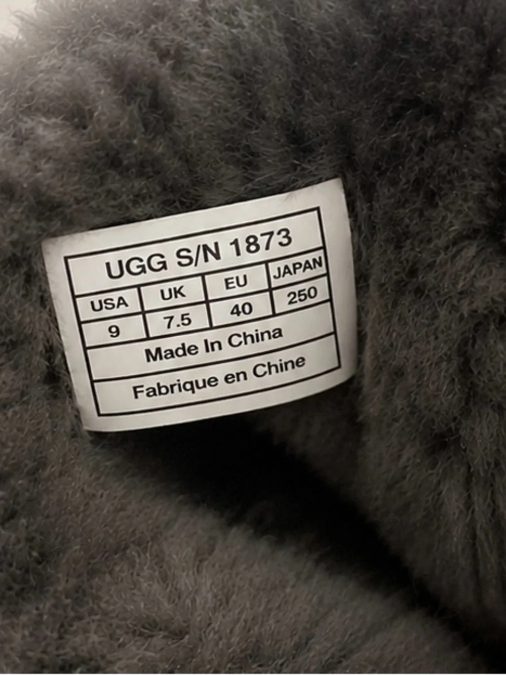 UGG Bailey Button Triplet Tall Boots — Gray, Womens